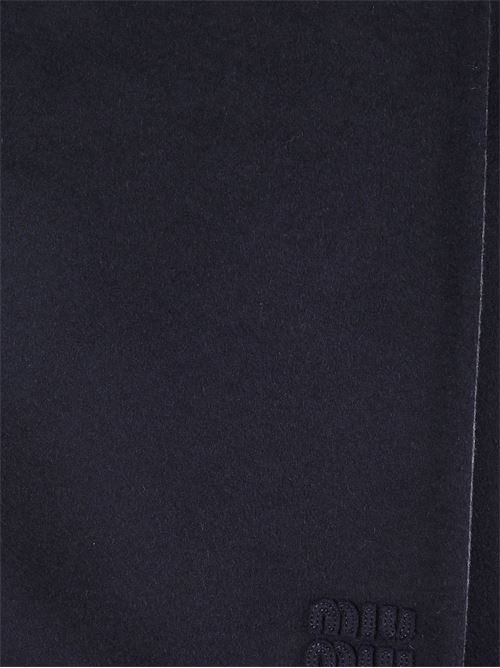 Minigonna con logo MIU MIU | MG2595181BF005R